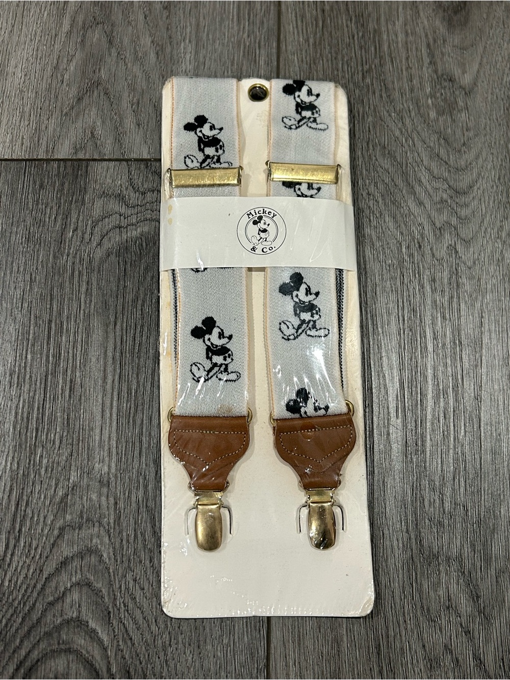 Vintage Mickey Mouse Kids Suspenders
